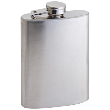 Logo trade promotional gift photo of: Stainless steel hip flask FRESNO 104 ml