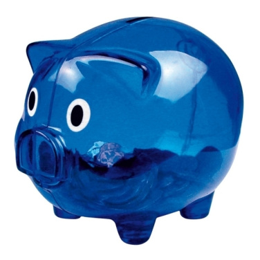 Logo trade business gift photo of: Piggy bank LEICESTER