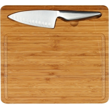 Logo trade advertising products picture of: Cutting board with knife MANTOVA