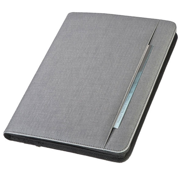 Logo trade promotional gifts image of: A4 folder with power bank Elda