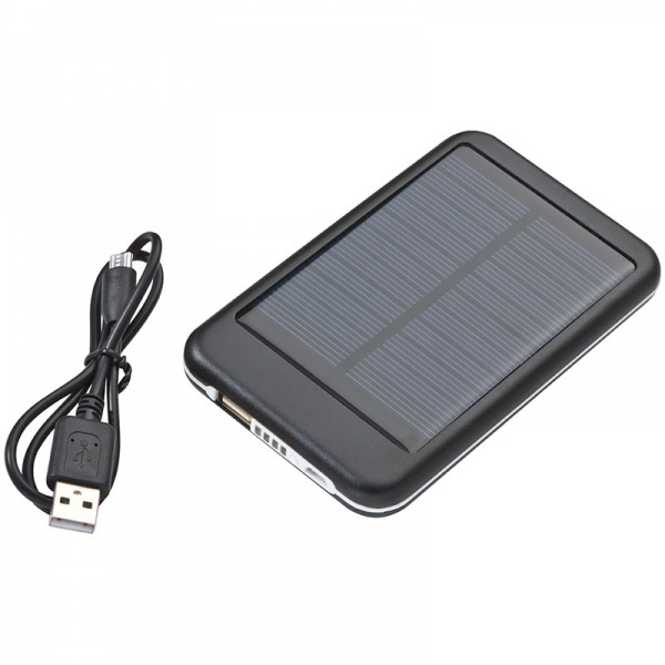 Logo trade promotional giveaway photo of: Solar power bank PHILADELPHIA