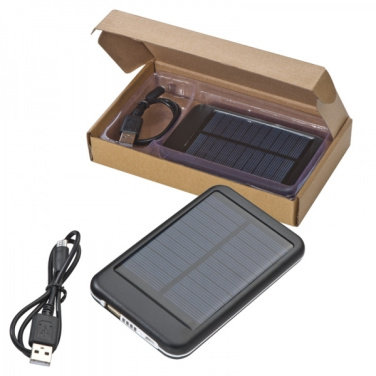 Logo trade promotional merchandise image of: Solar power bank PHILADELPHIA