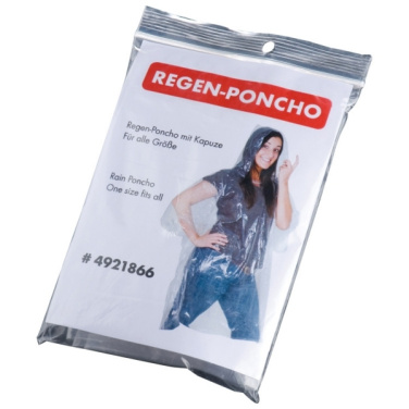 Logotrade promotional gift image of: Emergency poncho TOURS