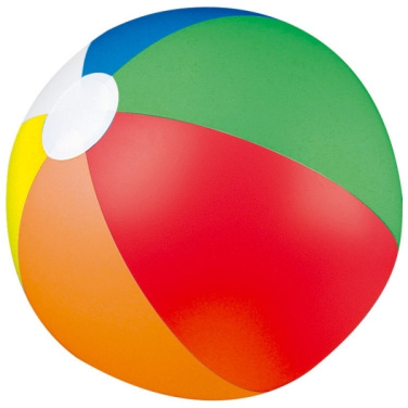 Logo trade corporate gifts picture of: Multicolour beach ball PALM SPRINGS