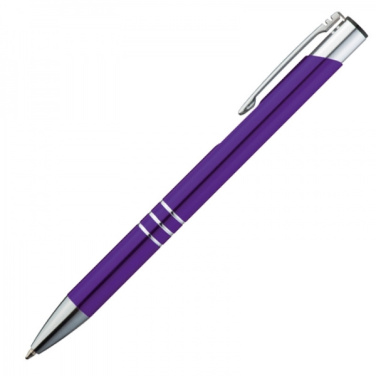 Logotrade promotional item image of: Metal ballpen ASCOT