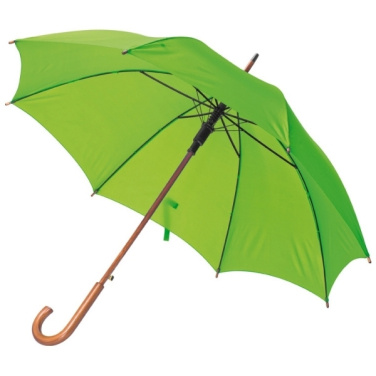 Logotrade business gift image of: Wooden automatic umbrella NANCY