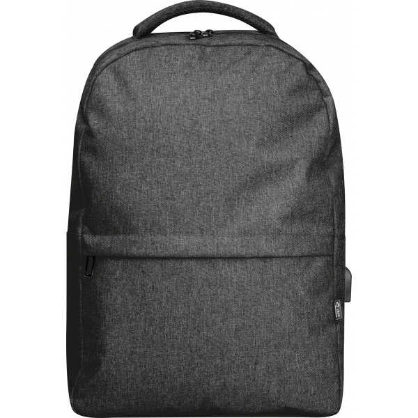 Logotrade promotional merchandise picture of: rPET backpack RIMINI