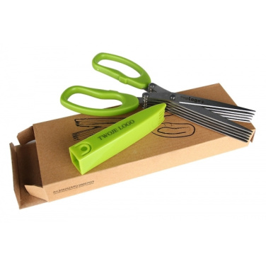 Logo trade promotional merchandise image of: Chive scissors BILBAO