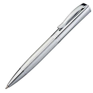 Logo trade promotional gift photo of: Metal ballpen CHESTER