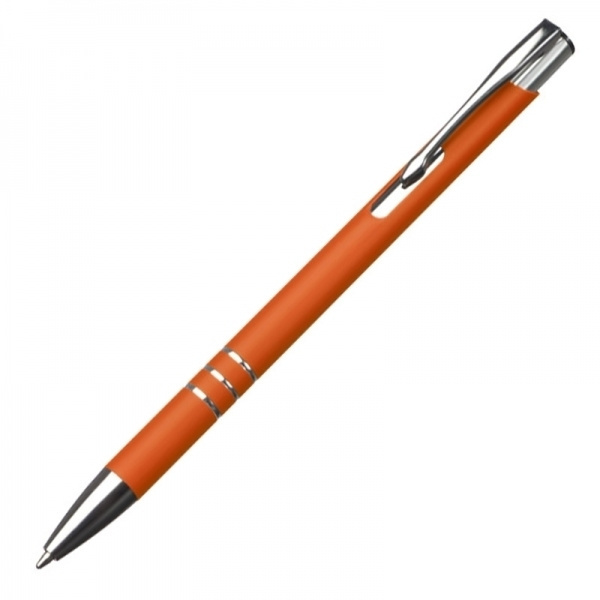 Logo trade promotional gift photo of: Metal ballpen NEW JERSEY