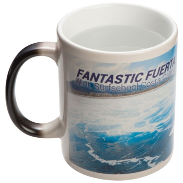 Logo trade promotional product photo of: Colour-changing sublimation mug SIRMIONE 300 ml