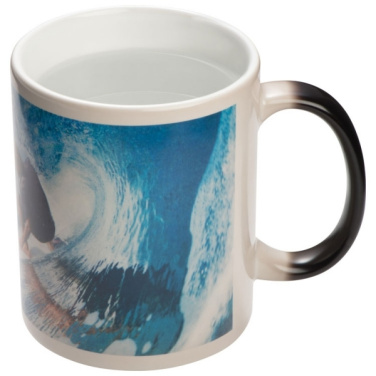 Logotrade promotional gift image of: Colour-changing sublimation mug SIRMIONE 300 ml