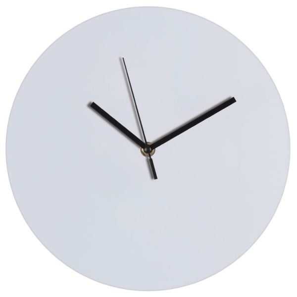 Logo trade promotional item photo of: Wall clock with allover clock face VENICE