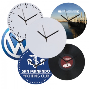 Logotrade promotional gift image of: Wall clock with allover clock face VENICE