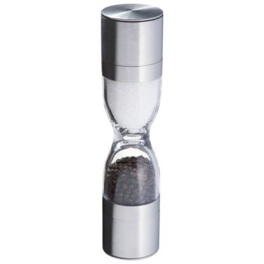 Logo trade promotional products image of: Salt and pepper mill 2-in-1 ROME