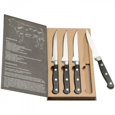 Logo trade business gift photo of: Steak knife set LONDON