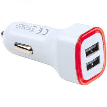 Logo trade promotional merchandise picture of: USB charging adapter KFZ FRUIT