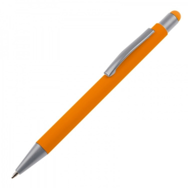 Logo trade promotional items picture of: Metal ballpen touch pen soft touch SALT LAKE CITY