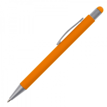 Logo trade promotional gifts image of: Metal ballpen touch pen soft touch SALT LAKE CITY