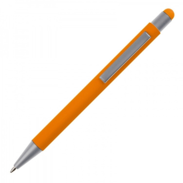 Logotrade promotional giveaway picture of: Metal ballpen touch pen soft touch SALT LAKE CITY