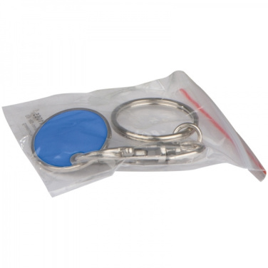 Logo trade promotional merchandise image of: Keyring with shopping coin ARRAS