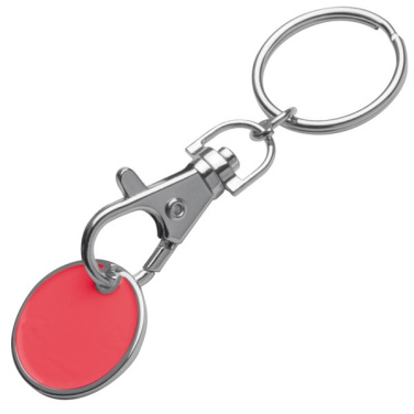 Logo trade promotional merchandise picture of: Keyring with shopping coin ARRAS