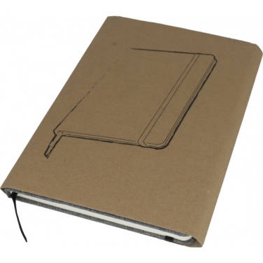 Logo trade advertising products picture of: Notebook A5 BREMEN