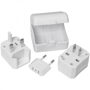 Logotrade promotional merchandise image of: Travel adapter PERU