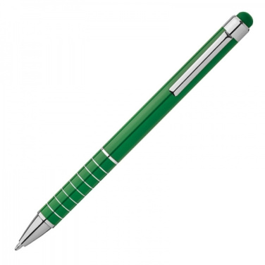 Logo trade advertising products picture of: Metal ballpen with touch pen LUEBO