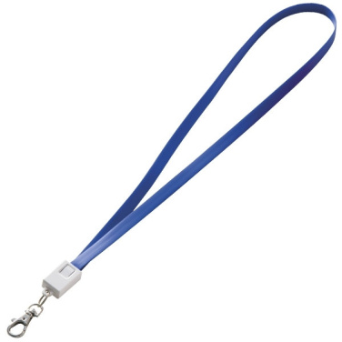 Logotrade promotional giveaway image of: Lanyard with usb cable LE PORT