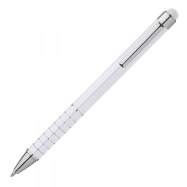 Logotrade promotional giveaway image of: Metal ballpen with touch pen LUEBO