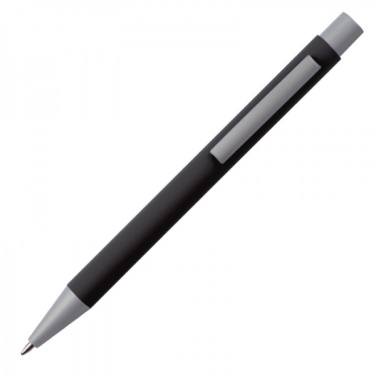 Logo trade promotional merchandise picture of: Metal ballpen soft touch ABU DHABI