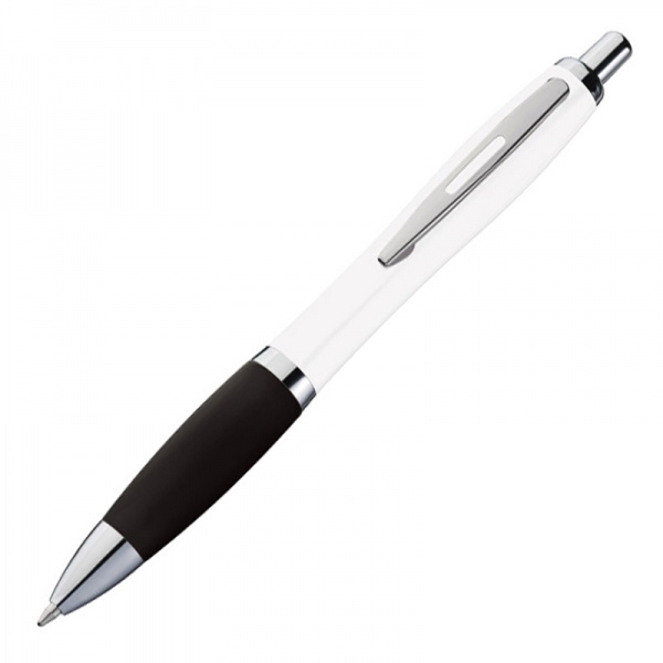 Logo trade promotional merchandise image of: Plastic ballpen KALININGRAD