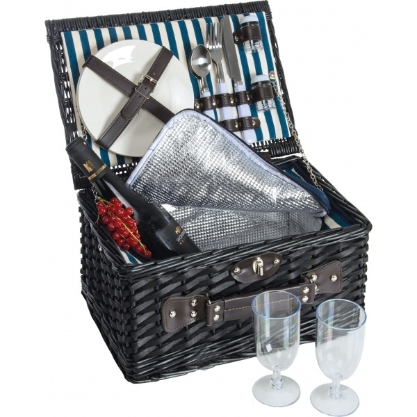 Logotrade advertising product image of: Picnic basket RIVA DEL GARDA