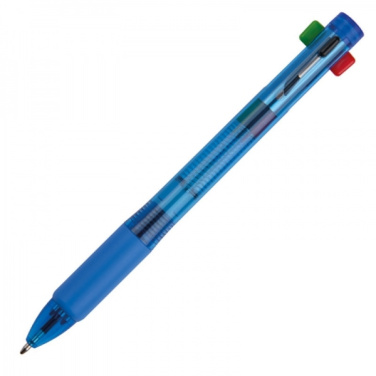 Logotrade advertising products photo of: Plastic ballpen 4in1 NEAPEL