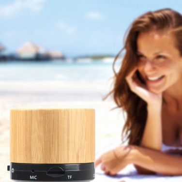 Logotrade business gift image of: Bamboo bluetooth speaker FLEEDWOOD