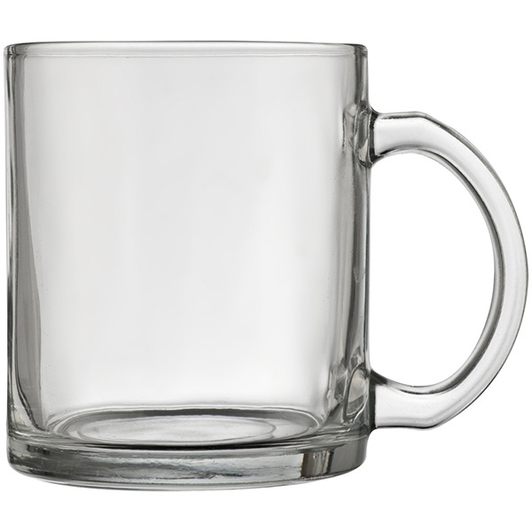 Logo trade promotional items image of: Glass mug LIMERICK 300 ml