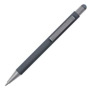 Logotrade promotional merchandise photo of: Metal ballpen touch pen soft touch SALT LAKE CITY