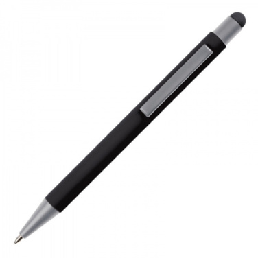 Logotrade advertising product image of: Metal ballpen touch pen soft touch SALT LAKE CITY