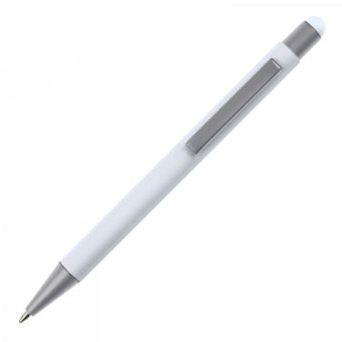 Logo trade promotional merchandise photo of: Metal ballpen touch pen soft touch SALT LAKE CITY