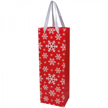 Logo trade promotional products image of: Wine bag in Christmas design LAPLAND