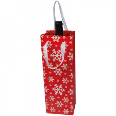 Logotrade business gift image of: Wine bag in Christmas design LAPLAND