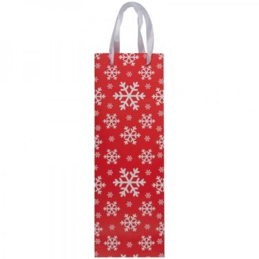 Logo trade advertising products image of: Wine bag in Christmas design LAPLAND