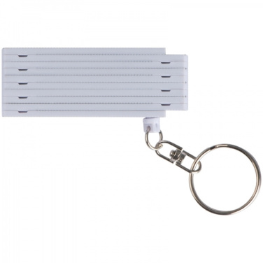 Logo trade promotional merchandise photo of: Keyring with 0,5m ruler