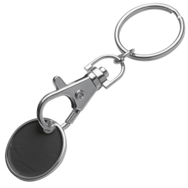 Logo trade promotional items picture of: Keyring with shopping coin ARRAS