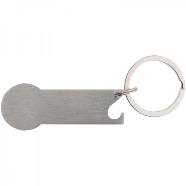 Logo trade promotional gifts picture of: Keyring with shopping cart chip STICKIT