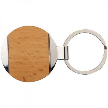 Logotrade promotional merchandise image of: Wooden keyring LANGHAUS