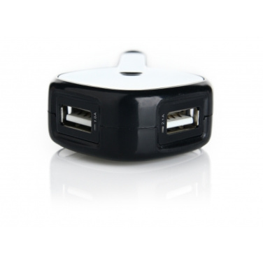 Logo trade promotional merchandise photo of: Dual USB Car Charger