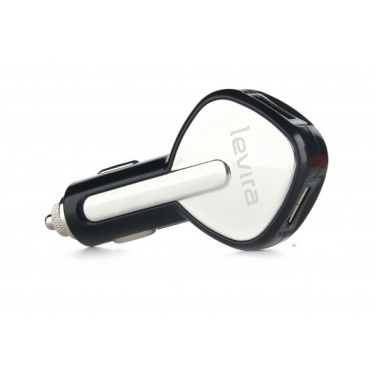 Logo trade promotional items image of: Dual USB Car Charger