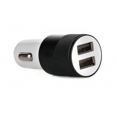 Logo trade promotional gifts image of: Metal car charger